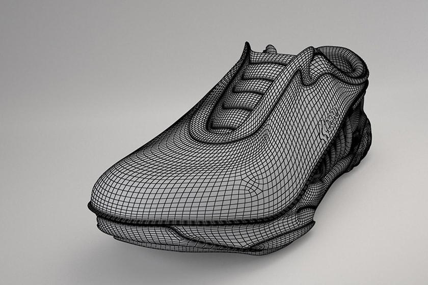 Osso 3D Model Wireframe